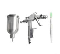 Oniissy K-3 Mini spray pneumatico, punta in acciaio inox temprato da 0,5 mm, tazza a gravità da 125 ml, manico anti-fatica regolabile per la riparazione della vernice dell'auto