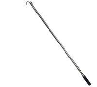 Oniissy Kit con asta di prolunga in alluminio impiombato e gancio in acciaio inox per un facile accesso alla mansarda, include gancio di stoccaggio, 101,6 cm