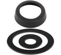 Oniissy Kit di guarnizioni per pompa con manicotto pistone set per pompa dell'acqua tipo 90, parti di ricambio tra cui 2 O-Ring marrone (nero)