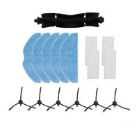 Oniissy Kit di panni per scopa laterale principale, per Tefal X-plorer Serie 75 S+ RG8597W, include 1 spazzola principale, 4 filtri, 5 panni mocio, 6 spazzole laterali