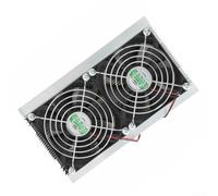 Oniissy Kit di raffreddamento termoelettrico Peltier con doppia ventola per progetti fai da te, DC 12 V 144 W semiconduttore per piccoli spazi fino a 10 l di capacità