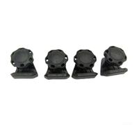 Oniissy Kit di riparazione per casco da calcio, viti di ricambio a sgancio rapido, per caschi giovani e adulti, confezione da 4 in nylon ad alta resistenza, nero