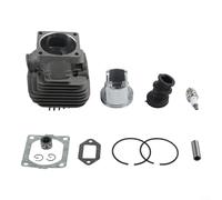 Oniissy Kit pistone cilindro a foro grande per motosega MS660 066 con guarnizioni Nikasil da 56 mm, compatibile con modelli MS640 MS650 e sostituisce il codice articolo OEM 1122 020