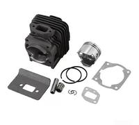Oniissy Kit pistone cilindro, per 52CC 44F-5, set di guarnizioni in alluminio da 44 mm, parti di ricambio professionali per decespugliatore motore, con cuscinetti ad anelli per pistone