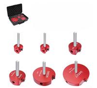 Oniissy Kit professionale per alesatore in PVC, 6 pezzi, set di strumenti per la rimozione di raccordi per tubi in alluminio, con gamma di dimensioni da 3/4 a 4 pollici, per lavori di riparazione di