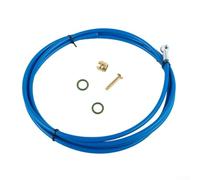 Oniissy Kit tubo freno idraulico per bici da 2 m per BH90 M7000 per freni serie XT M8000 M9000, guarnizione in gomma inclusa, diametro 5 mm, alta resistenza allo scoppio (blu)