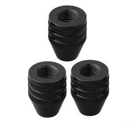 Oniissy Mandrino per trapano multifunzione da 0,3-3,4 mm, senza chiave, a cambio rapido, design a tre ganasce, M7 M8 x 0,75, adattatore per utensili rotanti in acciaio al carbonio con finitura in