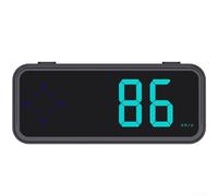 Oniissy Mini tachimetro digitale LED 5 V - GPS auto HUD Head Up Display KMH velocità del veicolo in tempo reale - posizionamento satellitare accurato - navigazione bussola (senza staffa)