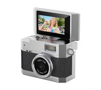 Oniissy Mini telecamera CCD compatta per viaggiare, schermo HD da 0,96 pollici, design con dimensioni di pollice, per vlogging fotografia all'aperto, 200 mAh per 1,5 ore (nero)