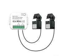 Oniissy Misuratore di energia WiFi, misuratore di monitoraggio bidirezionale del consumo energetico del sistema solare fotovoltaico, con misurazione a doppio canale (contatore elettrico+CT)