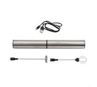 Oniissy Montalatte elettrico USB e miscelatore portatile con batteria ricaricabile da 800 mAh, 2 modalità di velocità (11000 giri/min e 13000 giri/min), struttura in acciaio inossidabile per latte