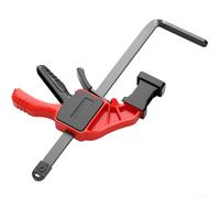 Oniissy Morsetto per binario di guida, strumento di bloccaggio tipo F, con pressione massima di 90 kg, meccanismo di sgancio rapido, barre in acciaio al carbonio 45#, punte protettive in gomma