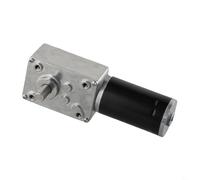 Oniissy Motore riduttore a vite senza fine CC ad alta coppia, 12 V 24 V, motore elettrico spazzolato reversibile con ingranaggi in metallo per apparecchiature di automazione, robotica, auto RC, (12 V