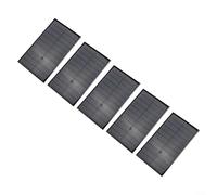 Oniissy Pannello solare da 1,6 W, 5,5 V, 290 mA, caricabatterie portatile fai da te per ricarica di batterie da 3,7 V-5 V, con tecnologia in polisilicio e design compatto da 150 x 86 mm (5 pezzi)