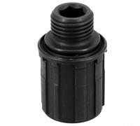 Oniissy Per Novatec, mozzo a cassetta compatibile con 8-11 velocità, mozzo libero con struttura in acciaio e perline, opzioni di colore nero/argento (nero)