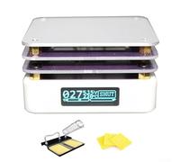 Oniissy Piastra di riscaldamento di saldatura,MHP30 65W Mini Hot Plate Preriscaldatore,Tavolo riscaldante portatile,Display a LED PCB Board Piastra di riscaldamento di saldatura con staffa