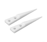 Oniissy Pinzette isolate in ceramica antistatica con punte diritte e gomiti per applicazioni industriali, manico in acciaio inox con punte in zirconia sostituibili, alte