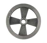 Oniissy Puleggia per cinghia del compressore d'aria, testa della macchina, volano a scanalatura singola, raccordo in metallo, 150 mm 190 mm, dimensione facoltativa 18-19 mm, accessorio di ricambio per