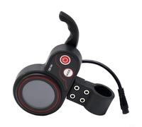 Oniissy QS-S4 - Acceleratore a pollice con display LCD per regolatore di velocità scooter elettrico, 6 pin, 36 V-72 V, compatibile con 8/9//11X, display per strumenti in ABS nero
