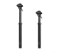 Oniissy Reggisella in lega di alluminio ad alta resistenza controllato a mano idraulico con corsa di 125 mm e struttura olio-gas per mountain bike, diametro 27,2 mm, 350 mm (27,2 mm)