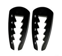 Oniissy Regolatore di altezza a T, 2 pezzi, strumento di regolazione a T in ABS per profondità del T regolabile, impostazioni di altezza multiple, compatto e per un aiuto di allenamento duraturo