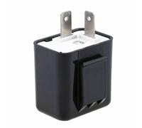 Oniissy Relè indicatore di direzione a LED, 2 pin, lampeggiatore a LED regolabile con velocità a 2 pin, indicatore di direzione del motociclo 12 V, indicatore di direzione LED, lampeggiatore, relè