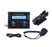 Oniissy Ricetrasmettitore 5W QRP HF All Mode con SSB CW AM FM, supporto a 3 bande 15m 20m 40m, microfono e altoparlante integrati, filtri, decoder CW, firmware open source, BNC