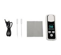Oniissy Rifrattometro digitale per zucchero, misuratore Brix 0-32% 0-55% per succhi di frutta, miele, bevande alcoliche, tester ottico portatile con compensazione automatica della temperatura, (JBM-10