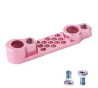 Oniissy Road For Bike - Adattatore piatto per freno a disco posteriore per conversione da 140 mm a 160 mm, in lega di alluminio 7075, compatibile con e per Campagnolo, coppia 8 Nm (rosa)