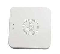 Oniissy Sensore di presenza umana con tecnologia di rilevamento mmWave, rilevatore di movimento compatibile WiFi per automazione domestica, monitor dell'intensità luminosa, 60x60x30mm (Zigbee)
