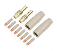 Oniissy Set di 12 ugelli protettivi con rivestimento 15AK con punte in rame da 1,2 mm, accessori per saldatura a gas airless per una maggiore resistenza al calore e scorie efficienti