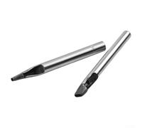 Oniissy Set di 5 punzoni ovali cavi, larghezza 3 mm, lunghezza 6-10 mm, strumento perforatore per cintura in pelle e cinturino orologio, in acciaio 45# per pelle, gomma, plastica, guarnizioni, vinile