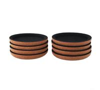 Oniissy Set di 8 feltrini per mobili con feltro e cuscinetti di protezione per pavimenti in EVA, per sedie, tavoli, divani e letti, diametro 90 mm/127 mm, per pavimenti in legno, piastrelle e pietra