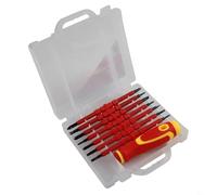 Oniissy Set di cacciaviti isolati 7 in 1 con punte magnetiche, impugnatura ergonomica antiscivolo e teste a 14 punte per riparazioni elettriche da elettricista, elettrodomestici