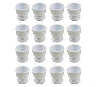 Oniissy Set di portauova bianco, porta uova sode, morbide, dure, per la colazione, in ceramica, regalo di inaugurazione della (16 pezzi), 1693305387