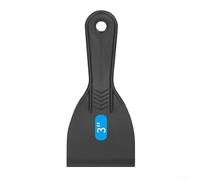 Oniissy Set di raschietti multiuso in plastica, con 6 taglierine nere per carta da parati, cartongesso, riparazione esterna, progetti professionali fai da te per la casa (7,6 cm)