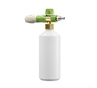 Oniissy Spruzzatore portatile in schiuma da 1000 ml con doppio connettore e valvola a due vie, bottiglia per schiuma a neve ad alta pressione, compatibile con la maggior parte delle idropulitrici per