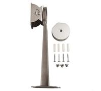 Oniissy Staffa di montaggio a parete regolabile in lega con base in acciaio inossidabile e giunto tubolare in alluminio, angoli orizzontali/verticali a 150°, compatibile con mini satellite (1 set)