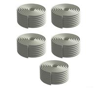 Oniissy Striscia sigillante autoadesiva per riduzione del rumore per porte e, morbida schiuma elastica, design a celle chiuse, due rotoli per telaio della finestra e porte anteriori (grigio)