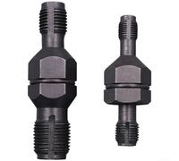 Oniissy Strumento per la riparazione di filettature a scintilla in acciaio al carbonio, set di maschiatura a doppia estremità con due dimensioni per una rimozione efficiente del truciolo e taglio del