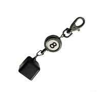 Oniissy Supporto per gesso da biliardo per stecca da biliardo, design retrattile, con struttura in plastica e acciaio inossidabile, mantiene le mani pulite durante il gioco, compatibile con standard