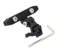 Oniissy Supporto per luce da sella per bicicletta, supporto per faro in lega di alluminio+ABS per Trek Bontrager, supporto per faro, supporto per fanale posteriore per bicicletta