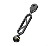 Oniissy Supporto per luce subacquea per fotografia subacquea, supporto flash in lega di alluminio con asta da 15,2 cm e 20,3 cm, testa a sfera da 2,5 cm, compatibile con subacquei (15,2 cm)