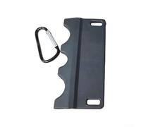 Oniissy Supporto per stecca da biliardo a 3 fori, per tavoli da biliardo, portatile, con fessure designate, struttura in plastica e metallo nero/rosso (nero)