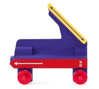 Oniissy Swing Trainer Aid - Guida per l'allineamento dell'aereo dell'altalena, con sistema di binari bicolore, per il posizionamento di mani, braccia e corpo, compatibile con tutte le mazze, rosso/blu