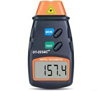 Oniissy Tachimetro Digitale DT2234 C+Mini Tachimetro Senza Contatto, 5-99999 RPM, Risoluzione 0.1/1 RPM, Display LCD, Uso Professionale