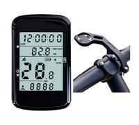 Oniissy Tachimetro e contachilometri GPS wireless con display LCD da 2,4 pollici, lunga durata della batteria 28 ore, retroilluminazione sempre accesa, design per ciclismo all'aperto (computer+