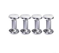 Oniissy Telaio del letto regolabile filettato, strumento anti-scossa con cuscinetto in EVA per tappi per testiera, protezione dalle pareti per letto, armadio, sedia, divano, in metallo (56-76 mm)