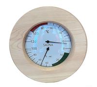 Oniissy Termometro igrometro per sauna, termoigrometro per sauna in legno, efficace per il monitoraggio dell'ambiente del bagno turco, termometro e igrometro 2 in 1