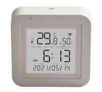 Oniissy Termometro igrometro WiFi con display LCD, monitor ad alta precisione di umidità della temperatura per ambienti interni, compatibile con, vita e